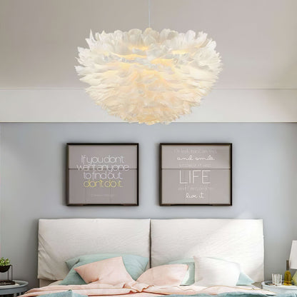 Goose Feathers Drop light Pendant Lamp