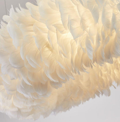 Goose Feathers Drop light Pendant Lamp