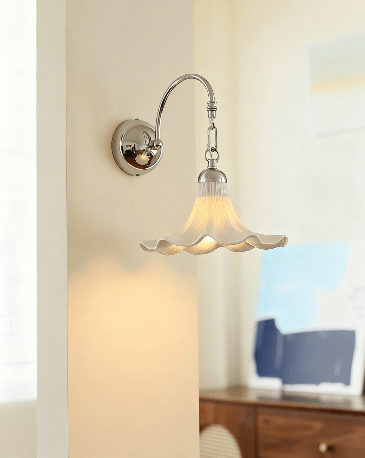 Ethereal Petal Wall Sconce