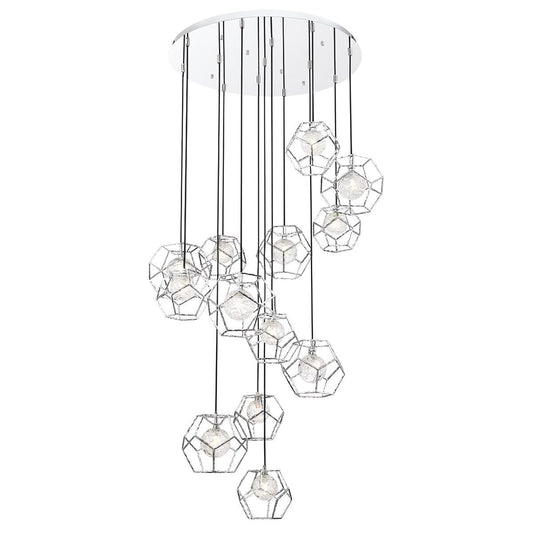 Eurofase Lighting Norway 13 Light Led Chandelier Cp412796