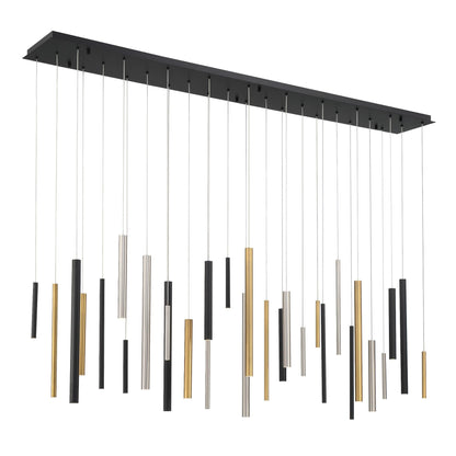 Eurofase Lighting Santana 72 Inch 30 Light Led Linear Suspension Light Cp795125