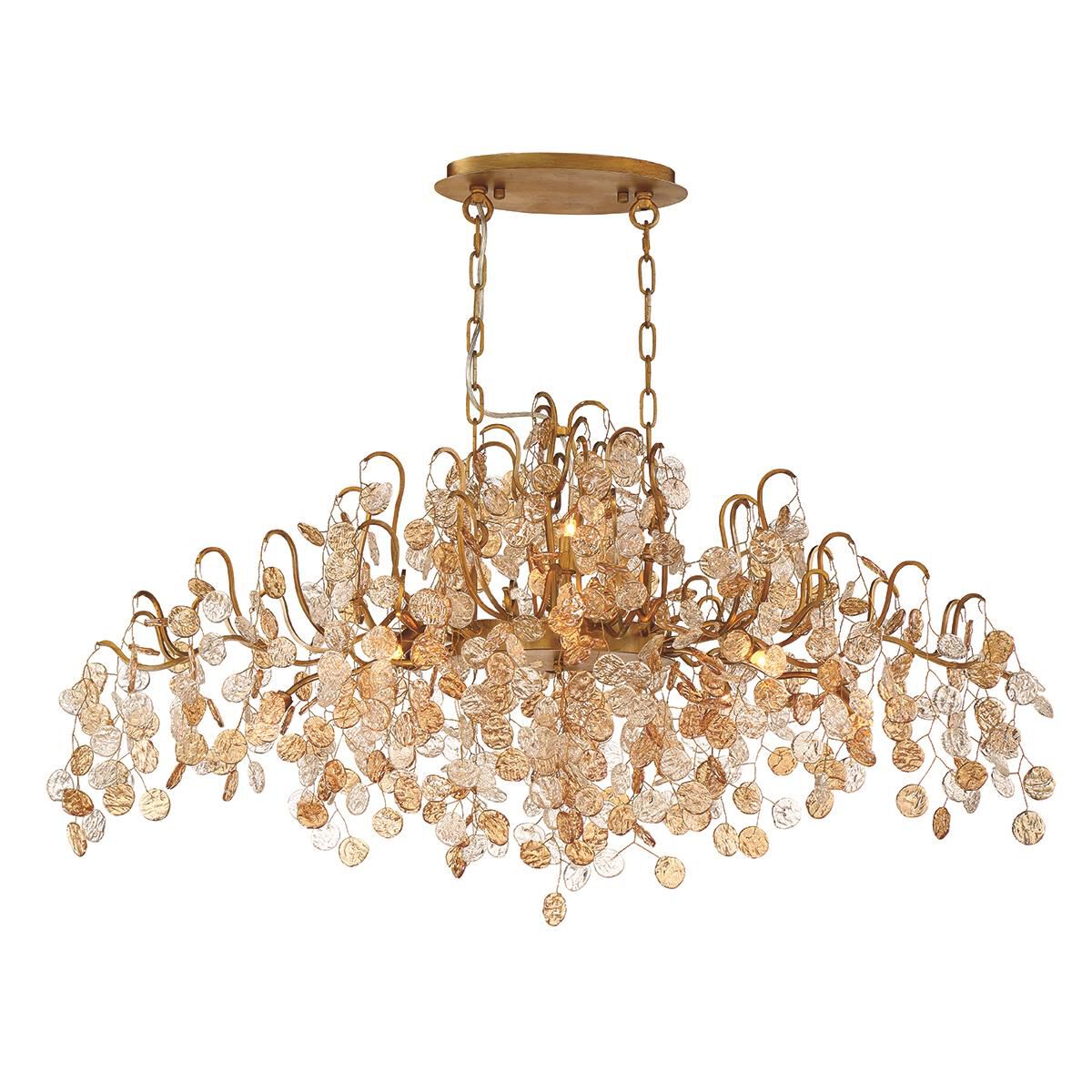 Eurofase Lighting Campobasso 22 Inch 10 Light Mini Chandelier Cp44158