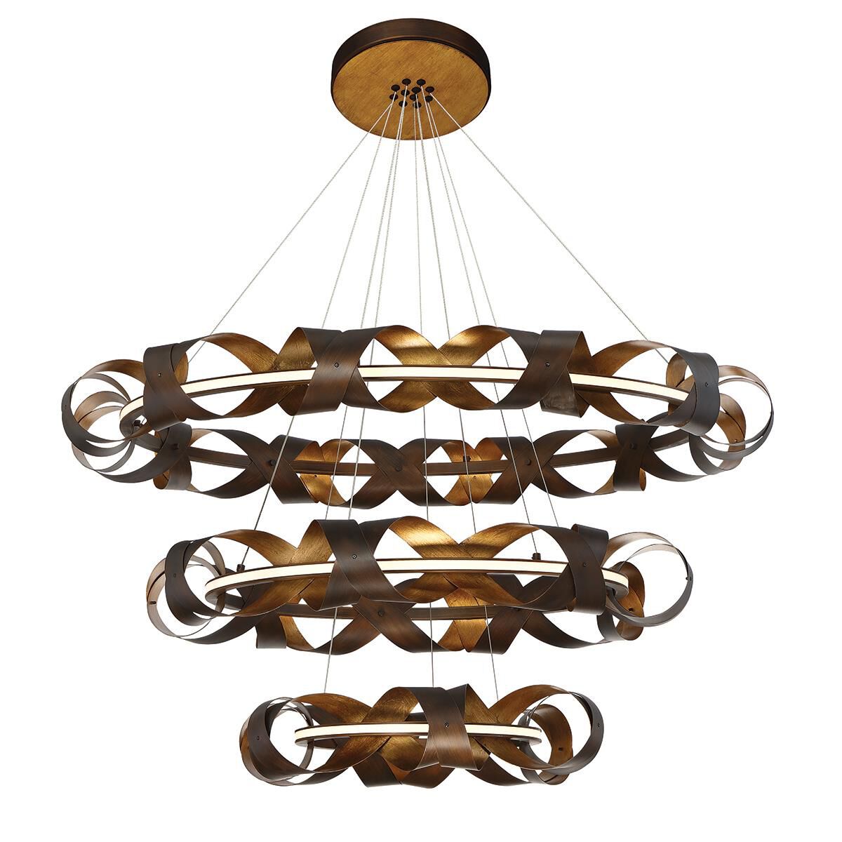 Eurofase Lighting Banderia 43 Inch 3 Light Led Chandelier Cp46797