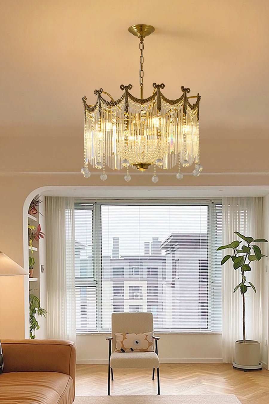 Evangeline Crystal Pendant light Chandelier