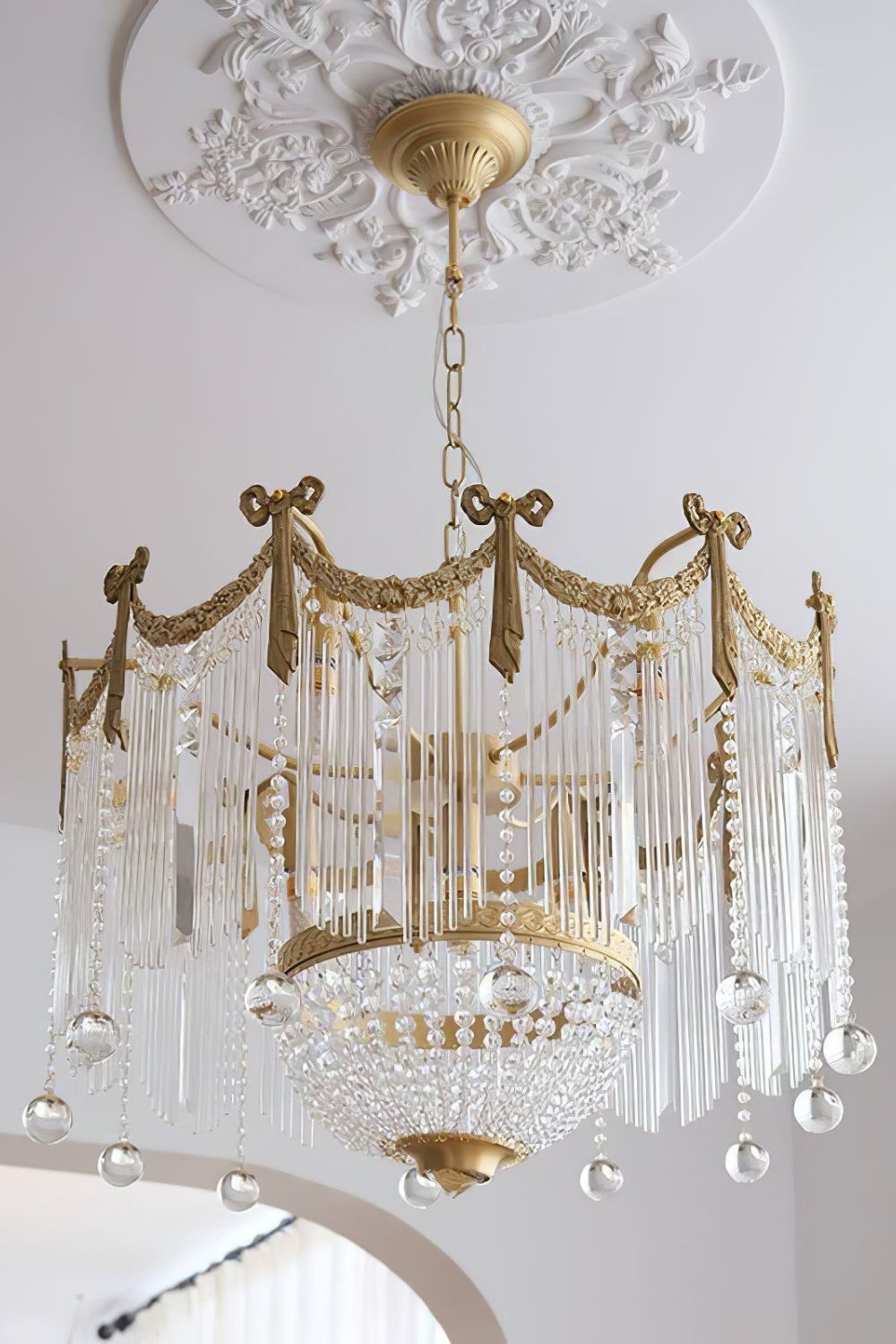 Evangeline Crystal Pendant light Chandelier