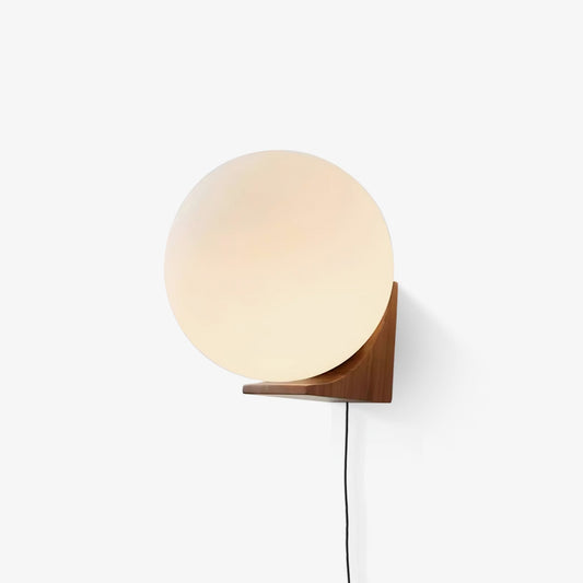 Evelyn Orb Plug-in Wall Lamp