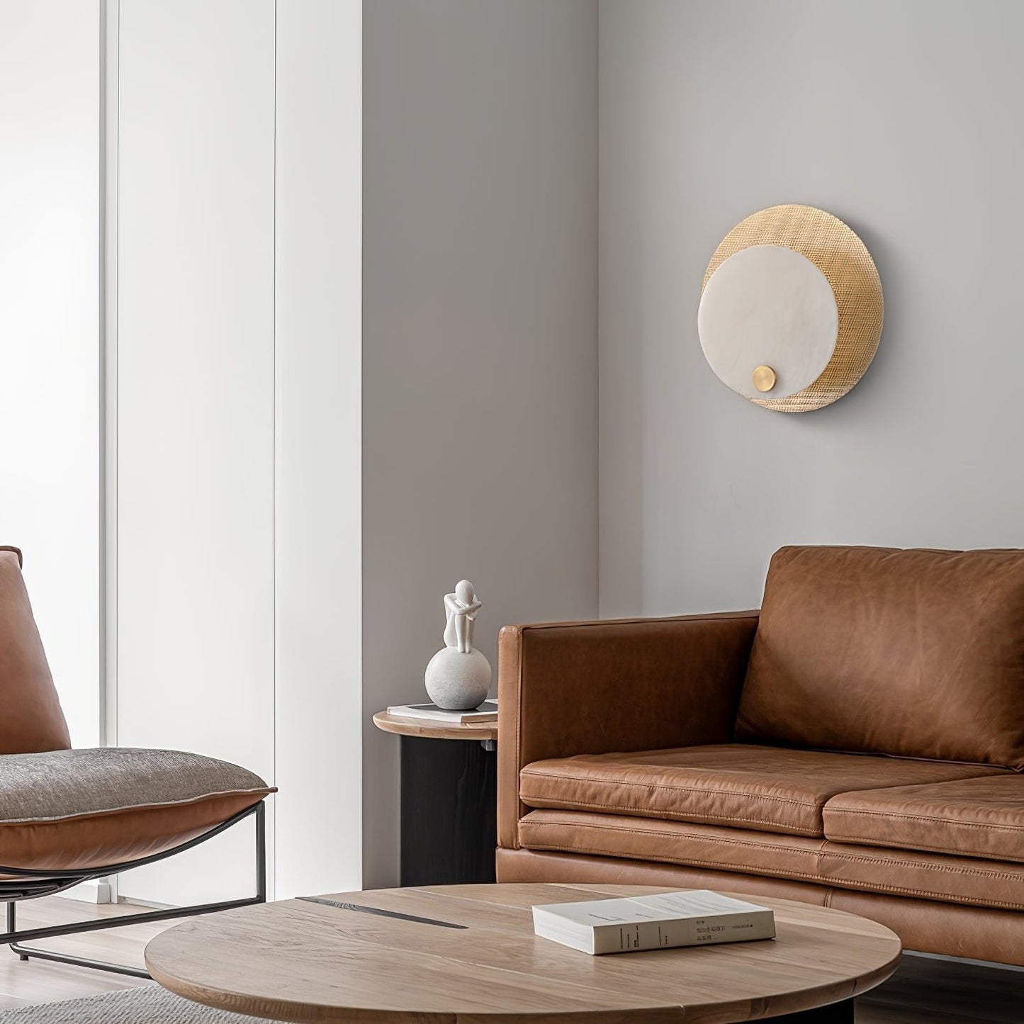 Lumen Alabaster Wall Light