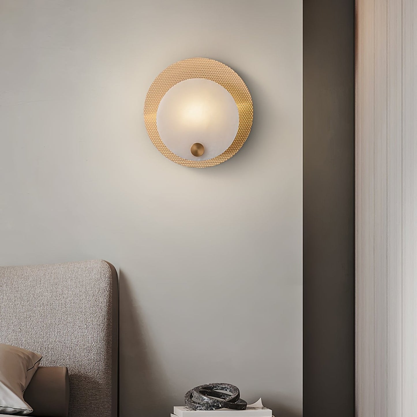 Lumen Alabaster Wall Light