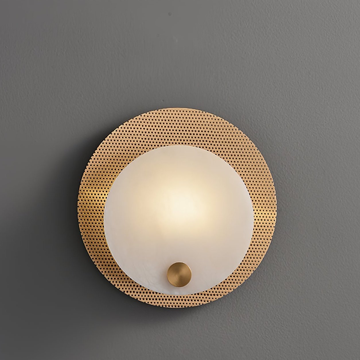 Lumen Alabaster Wall Light