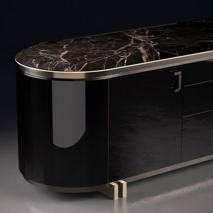 Exclusive Italian Marble Topped Luxury Sideboard