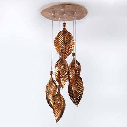 Exclusive Italian Palm Leaf Designer Ceiling Light