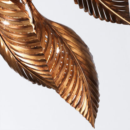 Exclusive Italian Palm Leaf Designer Ceiling Light