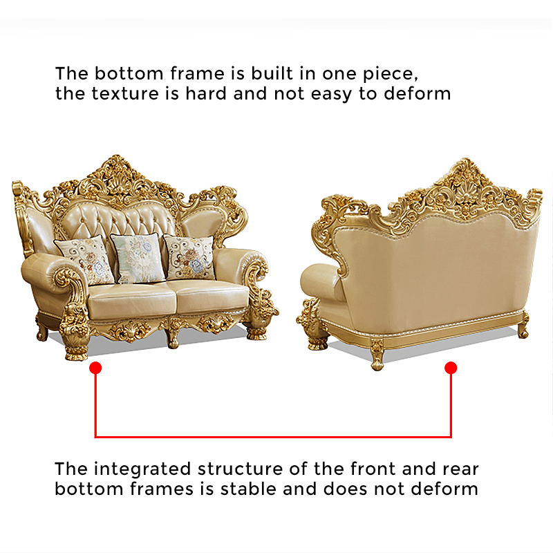 Exotic Golden Royal Sofa