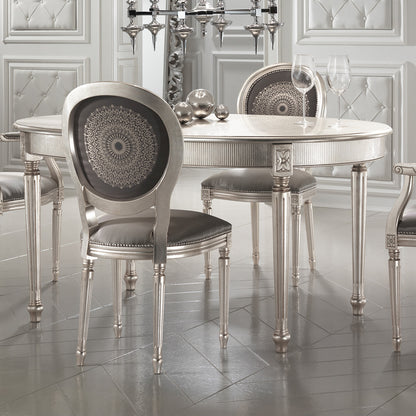 High End Champagne Louis Dining Chair