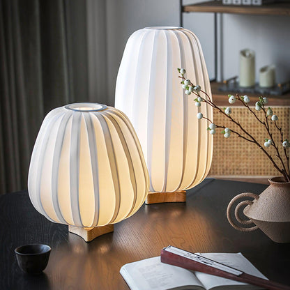 Fabric Minimalist Bedside lamp Table Lamp