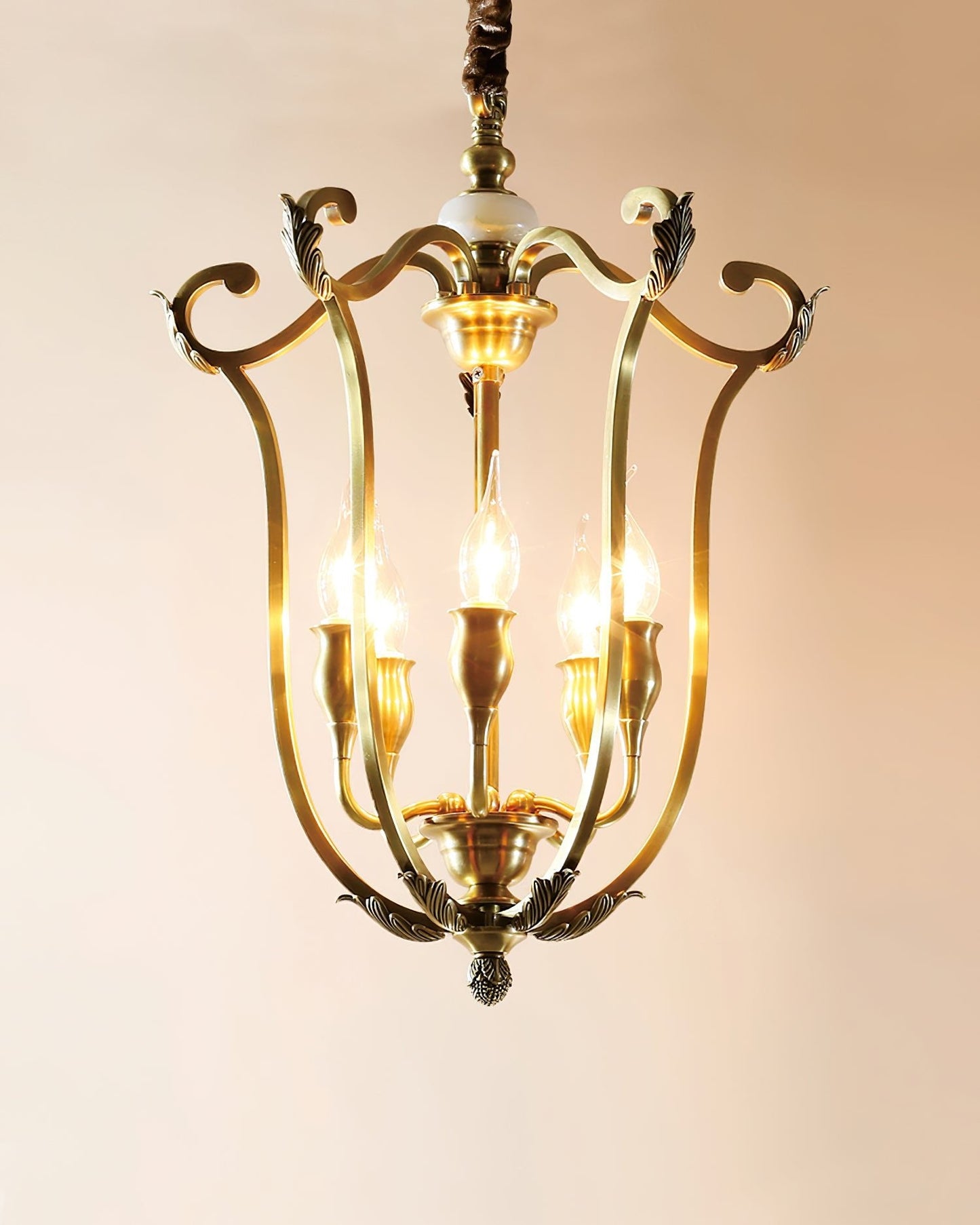 Farmhouse Lantern Electrolier Chandelier