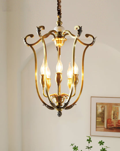 Farmhouse Lantern Electrolier Chandelier