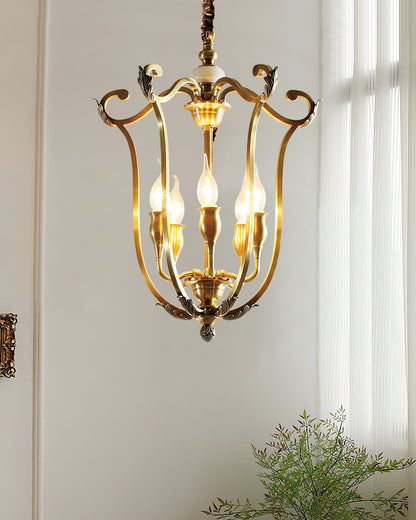 Farmhouse Lantern Electrolier Chandelier