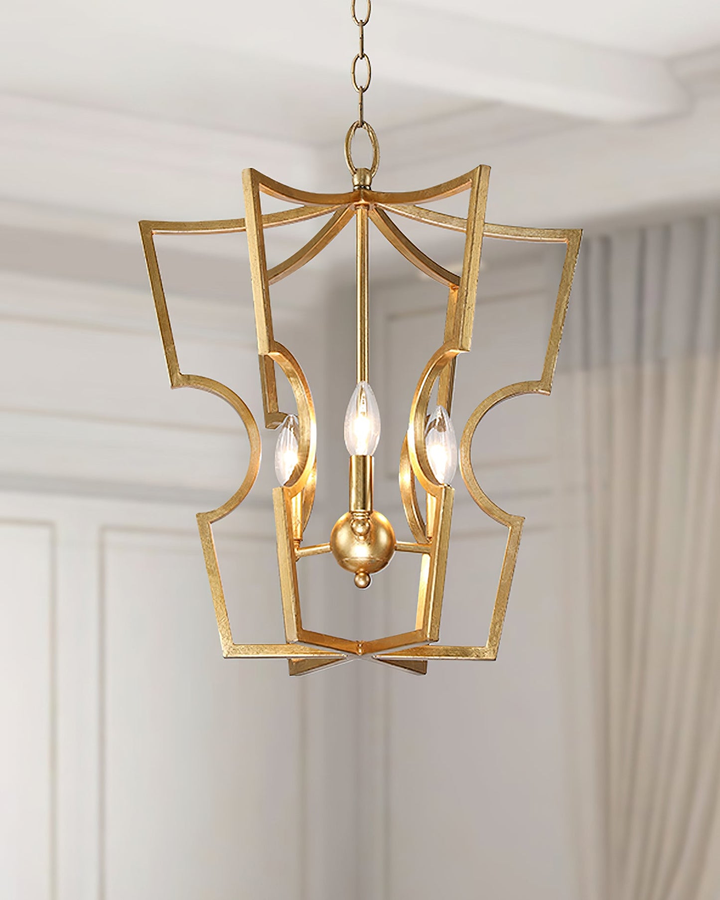 Farmhouse Lantern Electrolier Chandelier