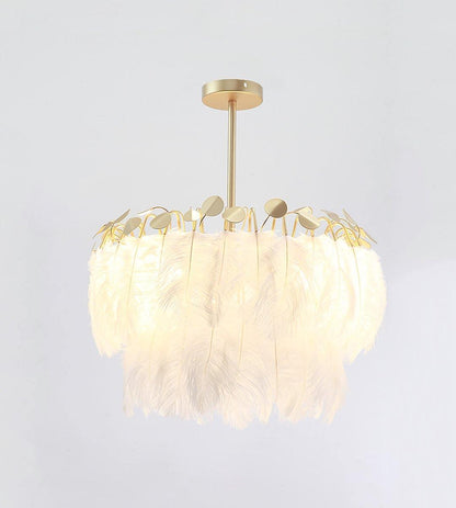 Feather Drop light Pendant Lamp