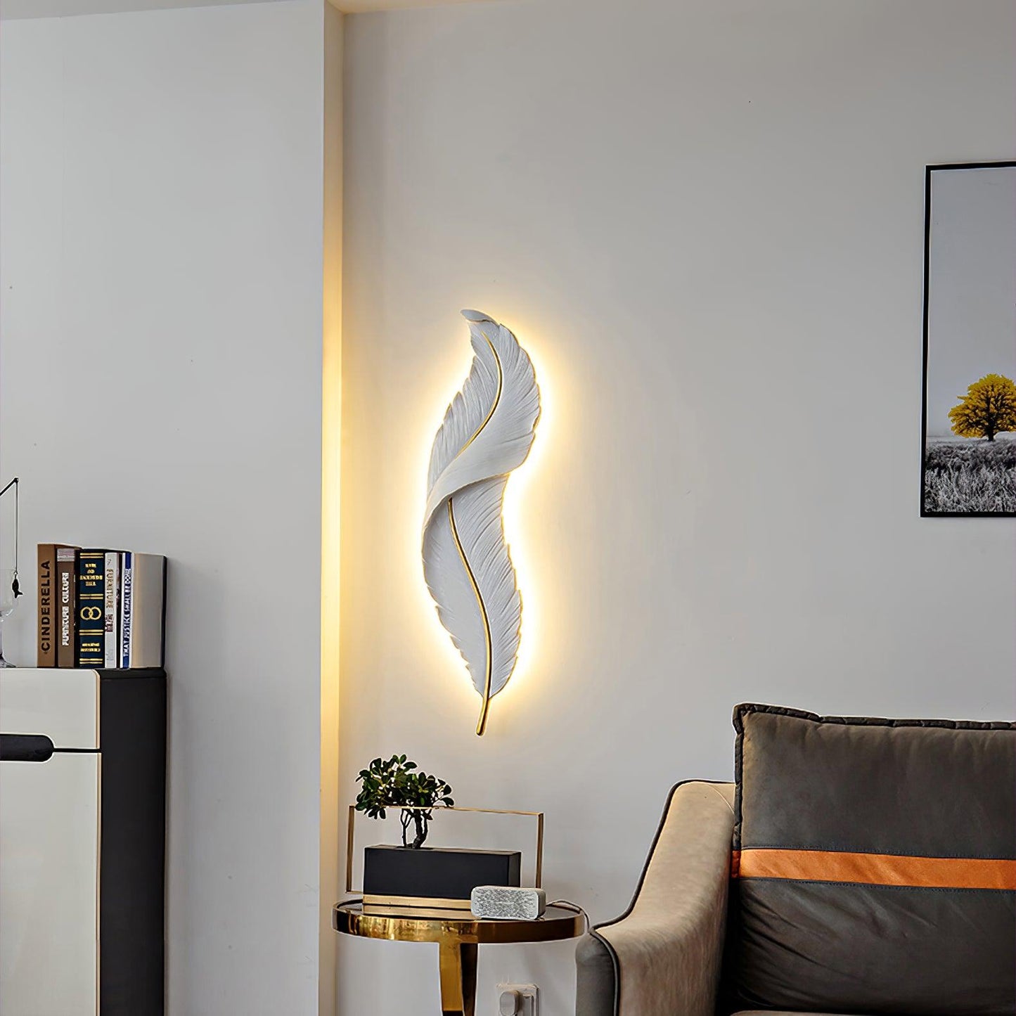 Feather Lamp bracket Wall Lamp