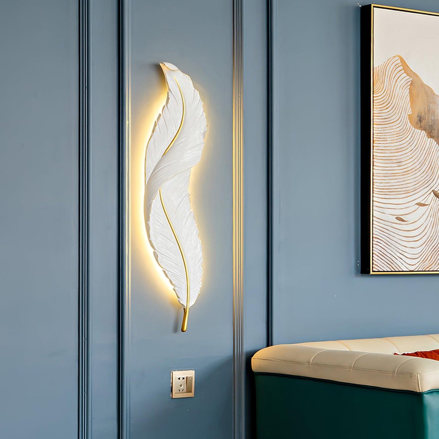 Feather Lamp bracket Wall Lamp