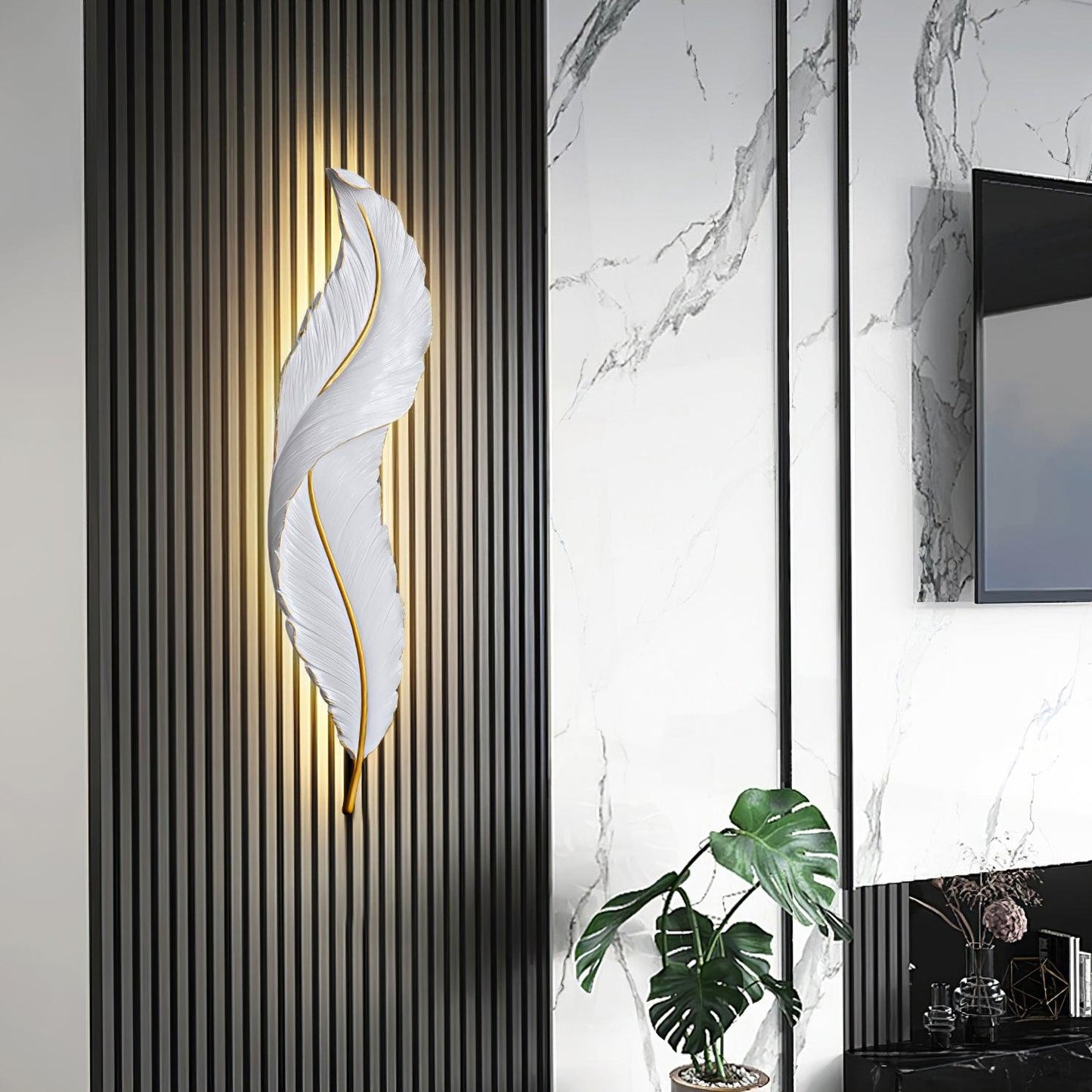 Feather Lamp bracket Wall Lamp