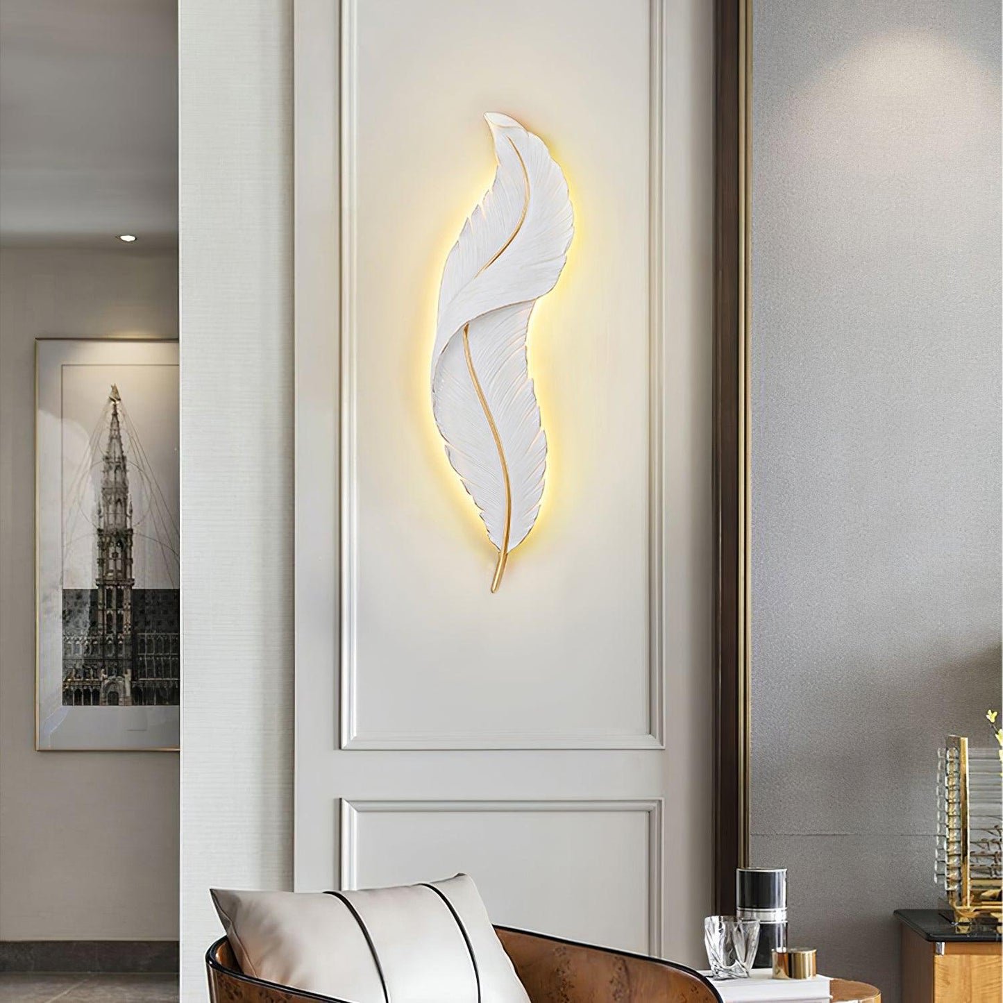 Feather Lamp bracket Wall Lamp