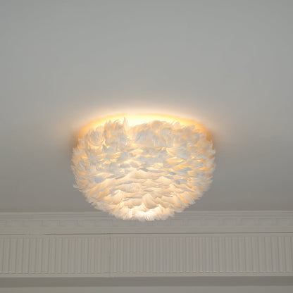 Feathered Ceiling-mounted light Ceiling Lamp