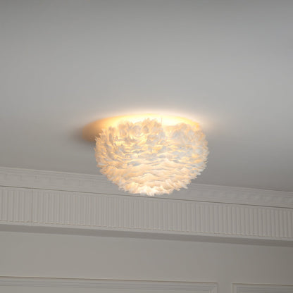 Feathered Ceiling-mounted light Ceiling Lamp