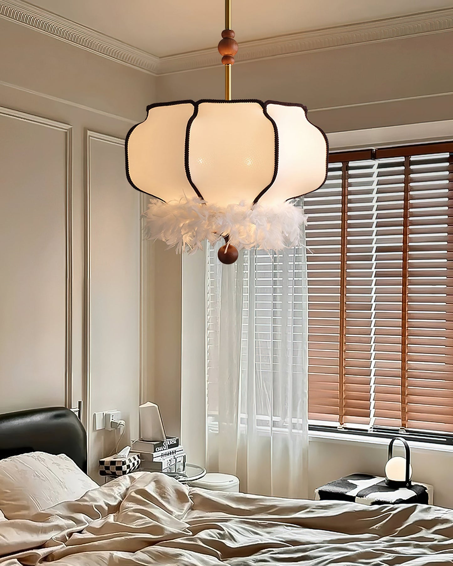 Feathered Lantern Houselight Pendant Light