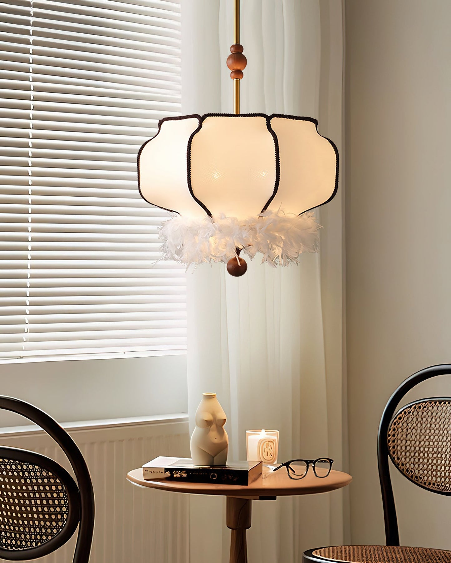 Feathered Lantern Houselight Pendant Light