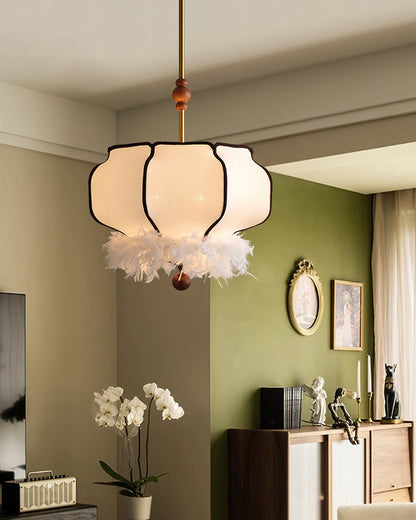 Feathered Lantern Houselight Pendant Light