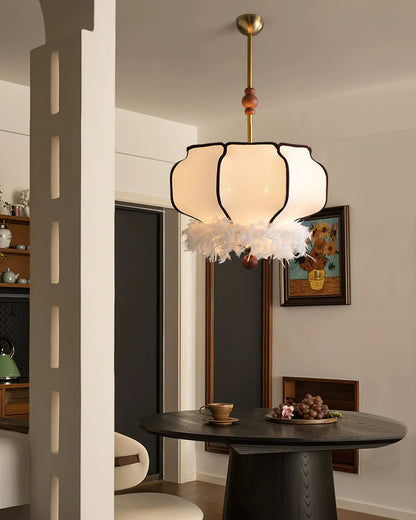 Feathered Lantern Houselight Pendant Light