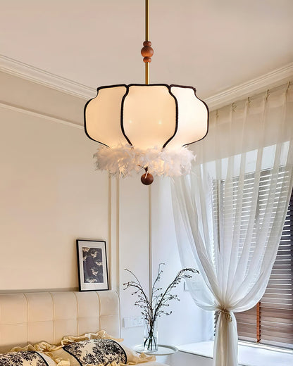 Feathered Lantern Houselight Pendant Light