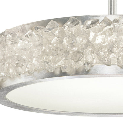 Fine Art Arctic Halo 23" Round Semi Flush Mount