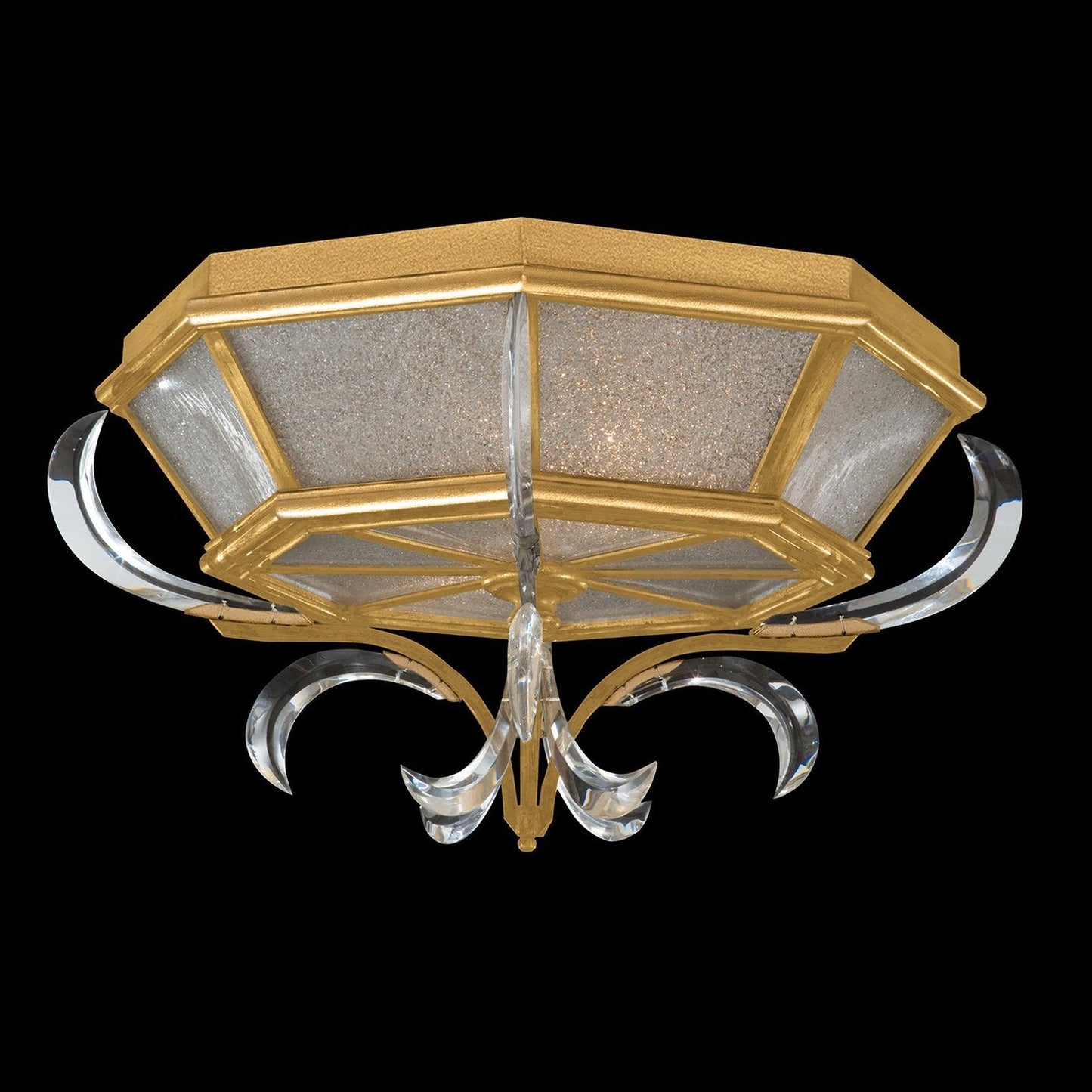 Fine Art Beveled Arcs 26" Flush Mount