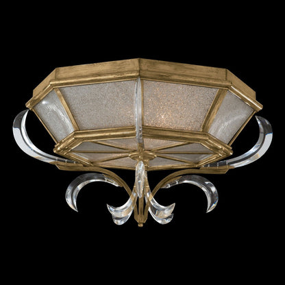 Fine Art Beveled Arcs 26" Flush Mount