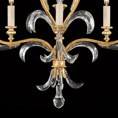 Fine Art Beveled Arcs 28" Chandelier