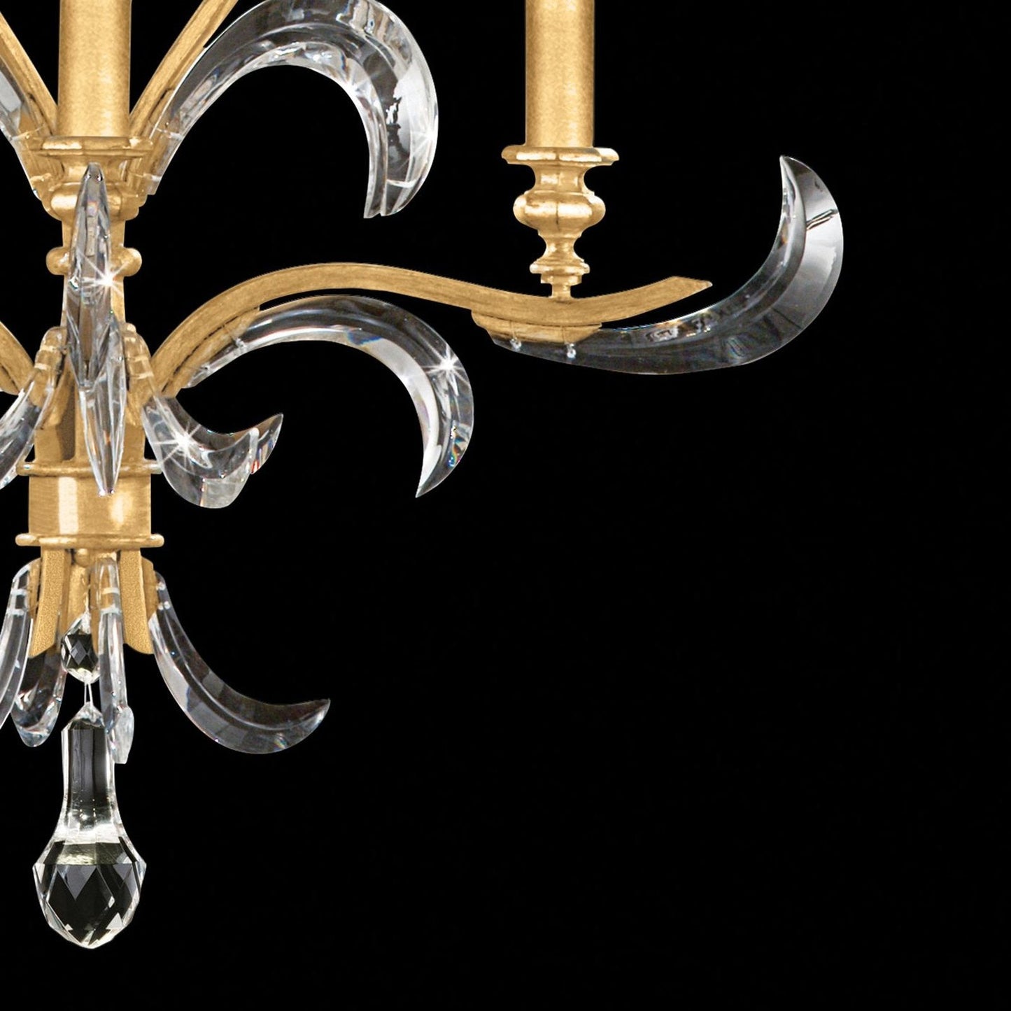 Fine Art Beveled Arcs 28" Chandelier