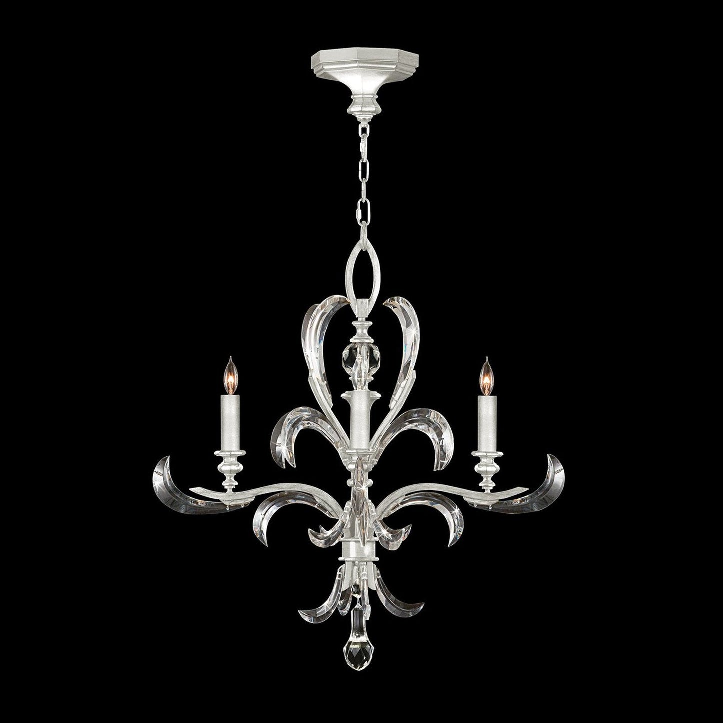 Fine Art Beveled Arcs 28" Chandelier