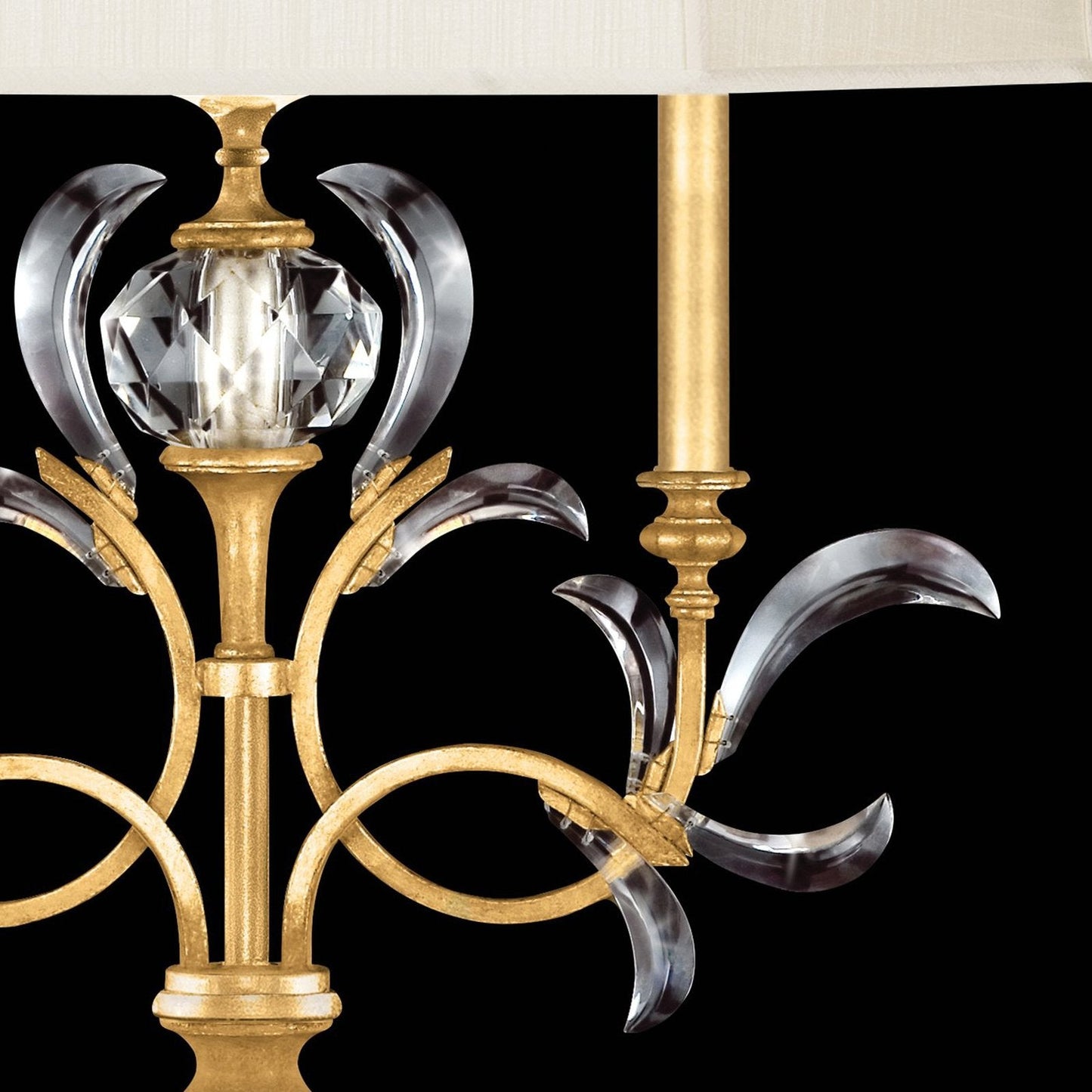 Fine Art Beveled Arcs 34" Table Lamp