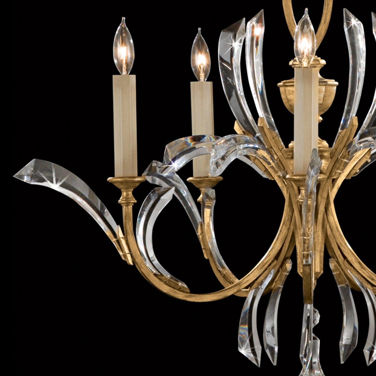 Fine Art Beveled Arcs 36" Chandelier