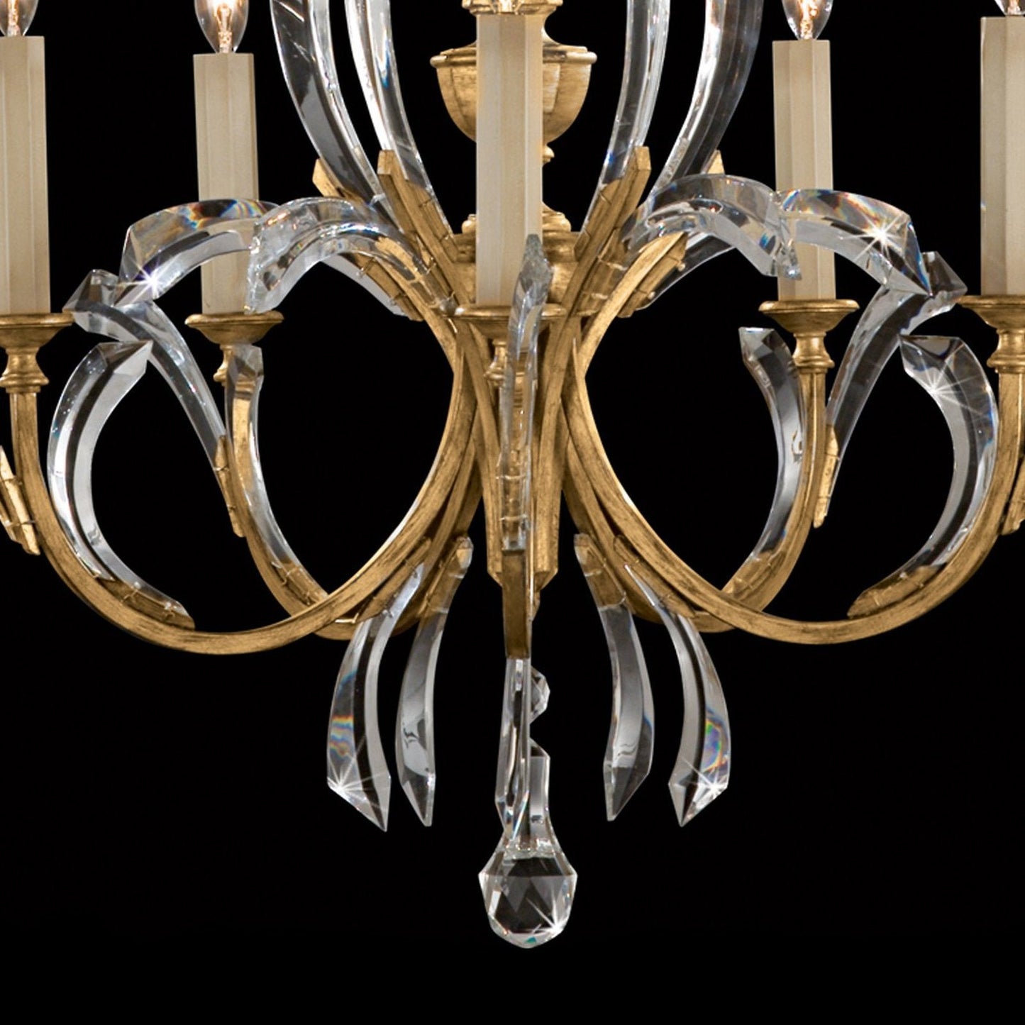 Fine Art Beveled Arcs 36" Chandelier