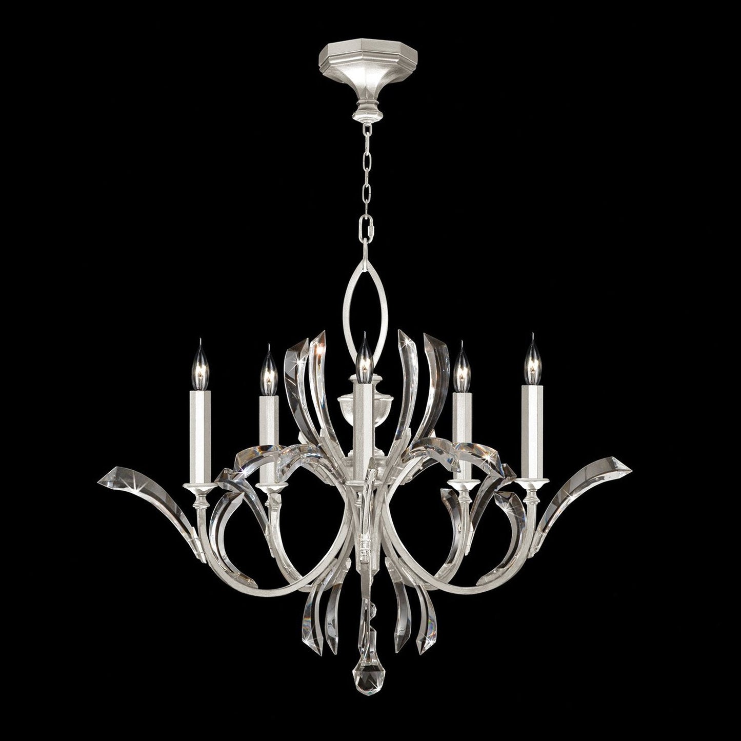 Fine Art Beveled Arcs 36" Chandelier