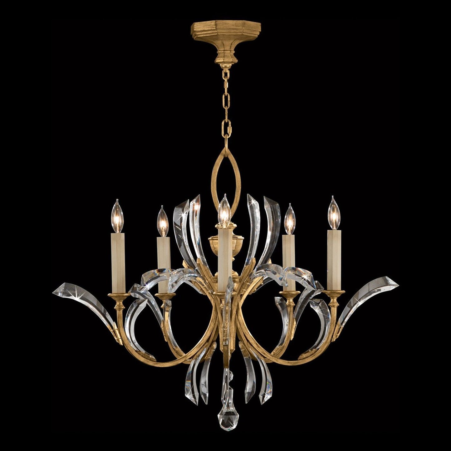 Fine Art Beveled Arcs 36" Chandelier