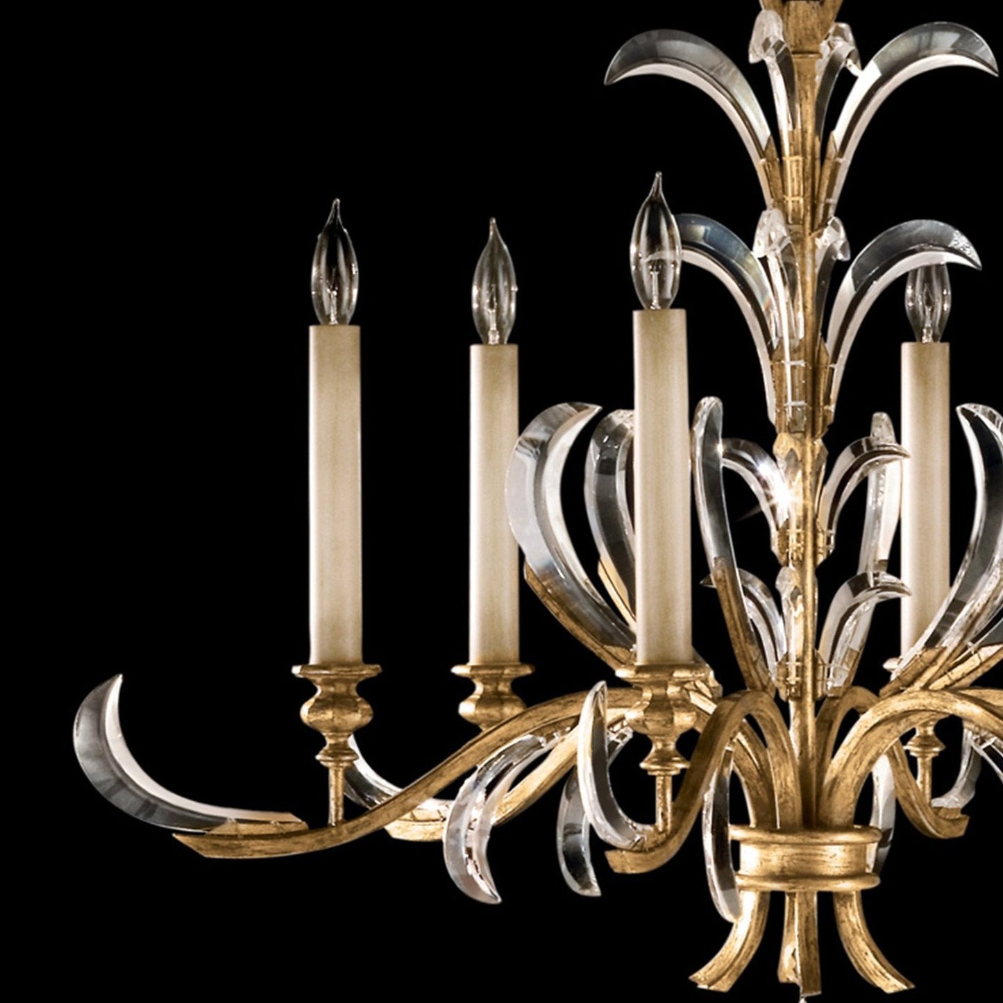 Fine Art Beveled Arcs 37" Chandelier