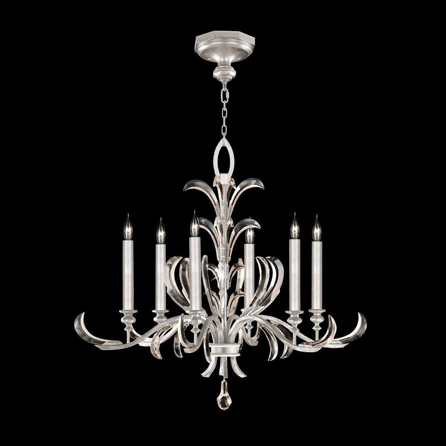 Fine Art Beveled Arcs 37" Chandelier