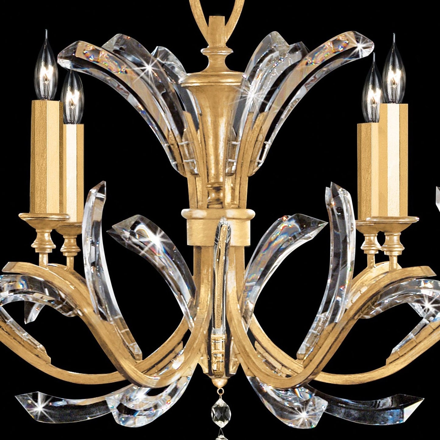 Fine Art Beveled Arcs 42" Chandelier