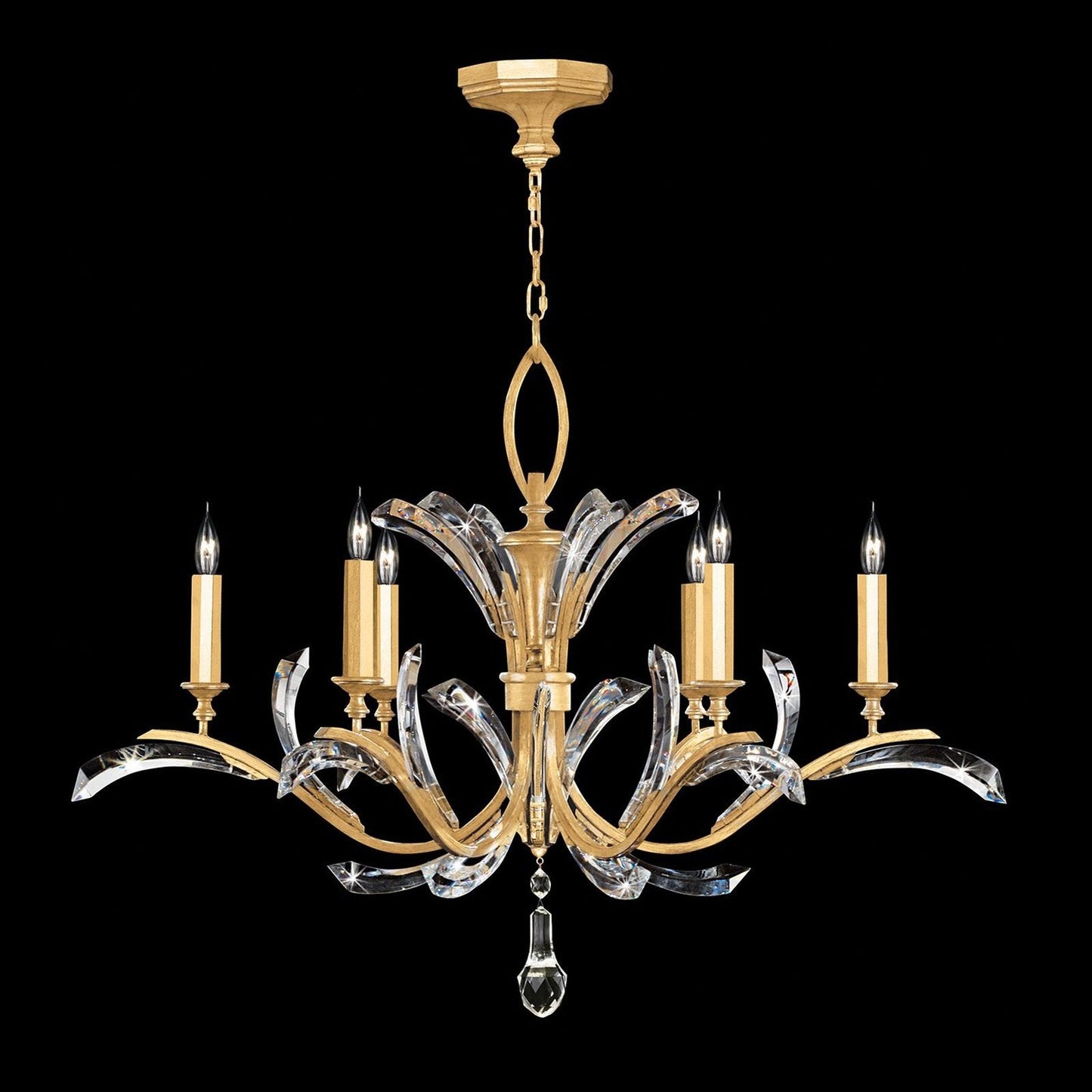 Fine Art Beveled Arcs 42" Chandelier